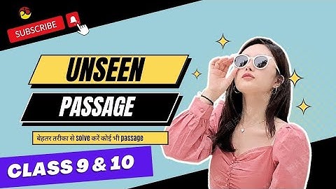 Factual Passage / Solution / आसान तरीका से passage solve करें / class 9&10/ Unseen Passage / Acharya