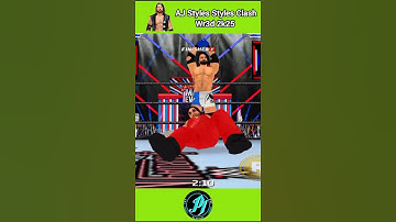 AJ Styles Styles Clash Wr3d #wr3d #wr3dnewmod #shortsfeeds