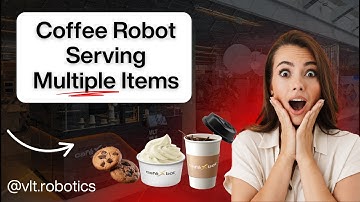 Coffee Robot Serving Multiple Products Seamlessly – CafeXbot in Action