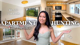 San Francisco Apartment Hunting! 🏡 w/ prices, locations, budget, notion templates