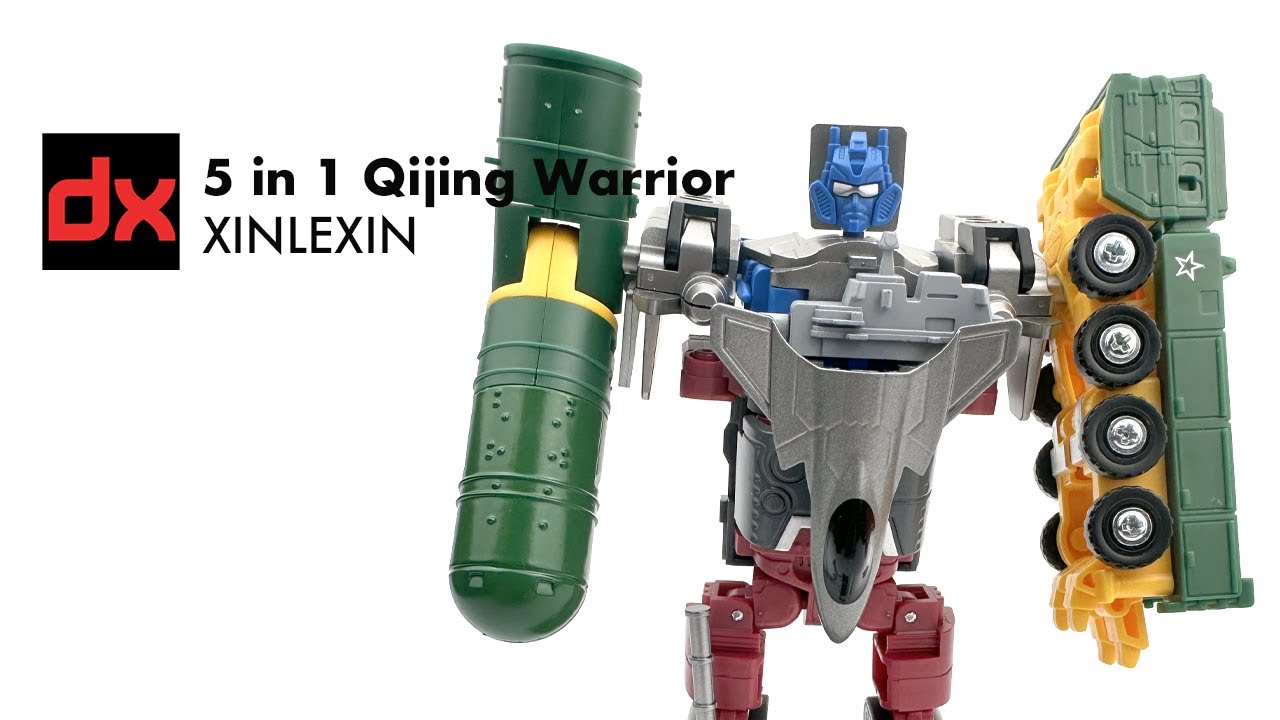 5 in 1 Qijing Warrior Transformer Combiners Chinese Military