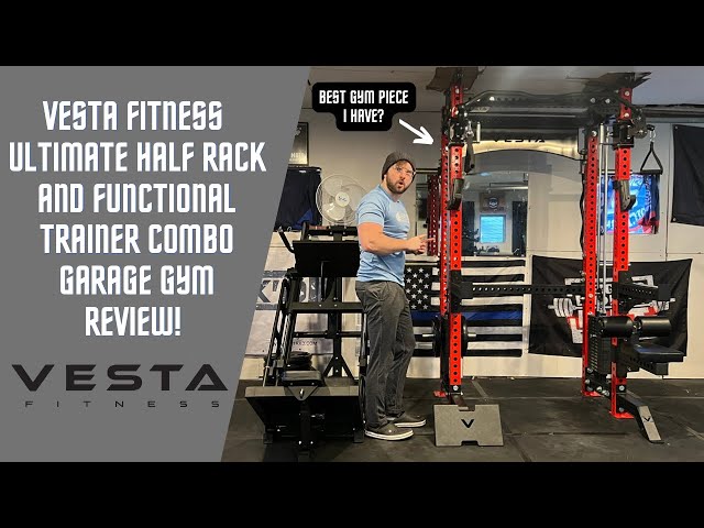 Vesta Fitness Pro Series Ultimate Half Rack and Functional Trainer Combo Garage Gym Review YouTube