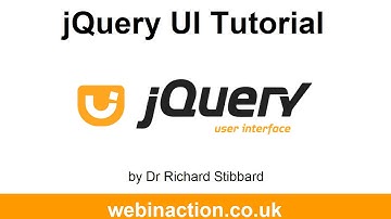 jQuery UI tutorial - Preliminaries