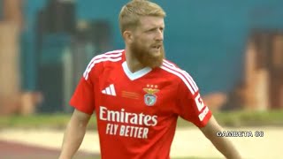 Jan-Niklas Beste Vs Almería - Debut For Benfica - 21012024