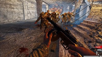 Call of Duty World At War Zombies Nacht Der Untoten Remastered Gameplay Custom Zombies