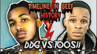 Timeline in Beef History: DDG vs Toosii