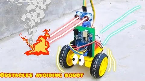 Obstacle Avoiding Robot 🤖 | Arduino Project #robot #firefighter #project #viralvideo #inferics