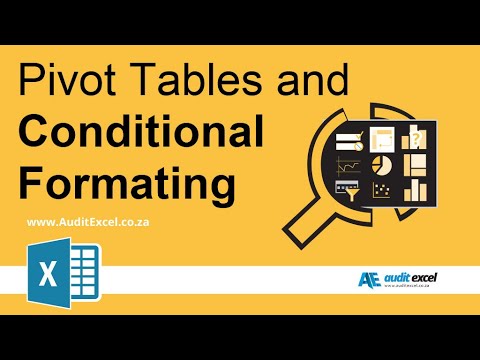 Conditional Formatting on Pivot Table in Excel 2007