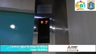 Mitsubishi Elevator At Central Jakarta Majors Office Main Building