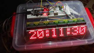 LED Matrix Clock with ESP8266 (4)