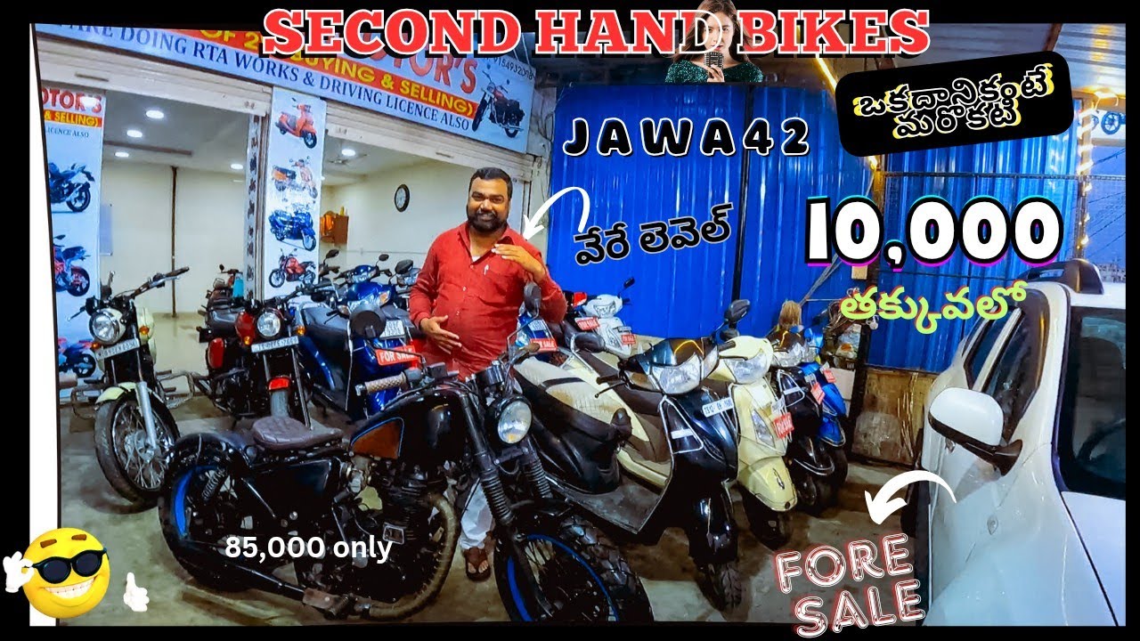 Second hand bikes in Hyderabad | MokshithMotors | #inhyderabad #jawa42 ...
