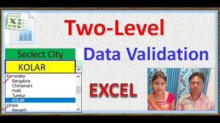 two-level data validation in excel-simple trick, simple tricks, data validation, excel, dropdown ,