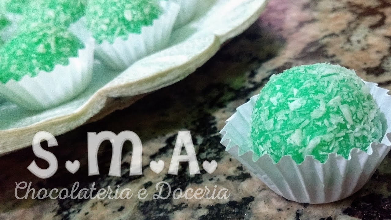 Doce de festa, brigadeiro de menta, passo a passo, faça e venda