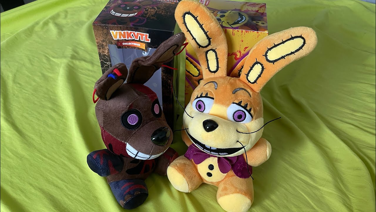 Fnaf VR / Princess Quest] Glitchtrap custom plush review! 