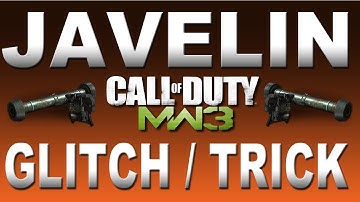 Modern Warfare 3: Javelin Glitch / Trick | Faster Killstreaks