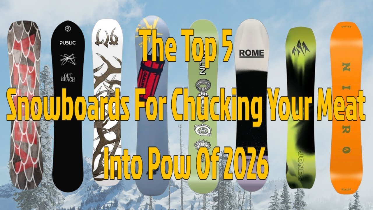 The Top 5 Powder Freestyle Snowboards of 2026 - YouTube