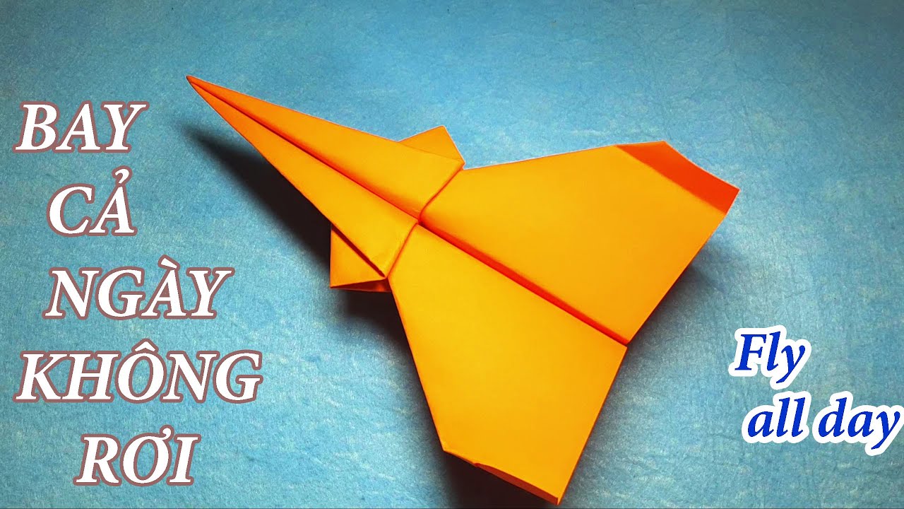 How to fold a paper airplane to fly forever without falling is ...