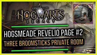 Hogsmeade Field Guide Revelio Pages #2 Three Broomsticks Private Room