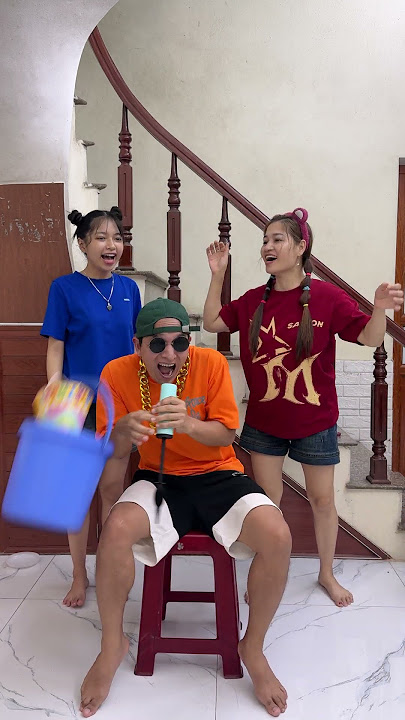 Funny video - cute  Birthday Hat Prank on Brother 🎉😂 #funny #comedy #ilovegadgets #foodchallenge