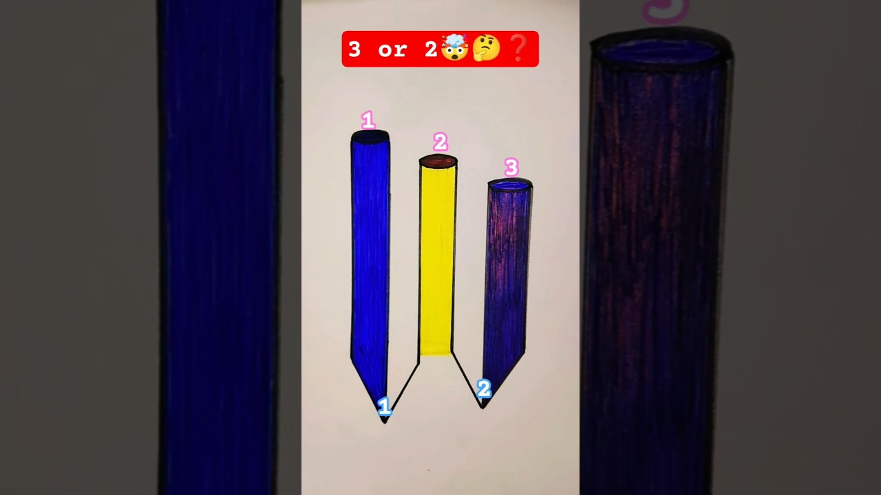 How is this possible ????????#art #drawing #youtubeshorts #viralshort #trending #3d #illusion