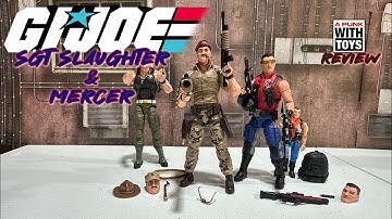 GI Joe Classified Sgt Slaughter & Mercer Review 
