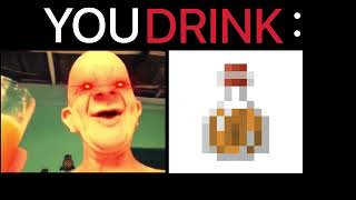 Bald Guy Drinks Orange Juice Becoming Canny You Drink