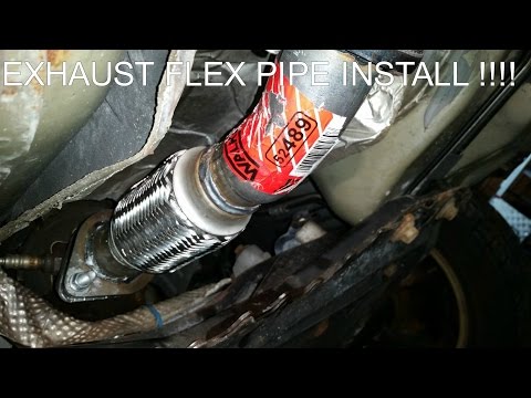 FLEX PIPE EXHAUST REPAIR !! EASY DIY !!!!