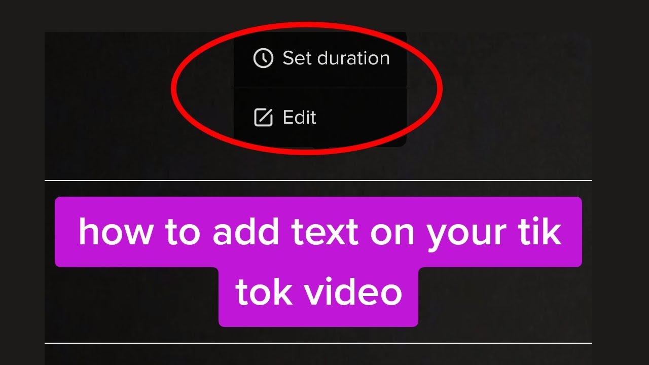 How to add text