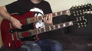 Guns N' Roses - Wild Horses & Patience Tokyo 1992 (guitar cover) with Gibson EDS 1275