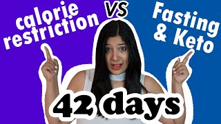 I Tried Calorie Restriction And ADF & Keto For 42 Days // Results And Comparison // MY EXPERIENCE