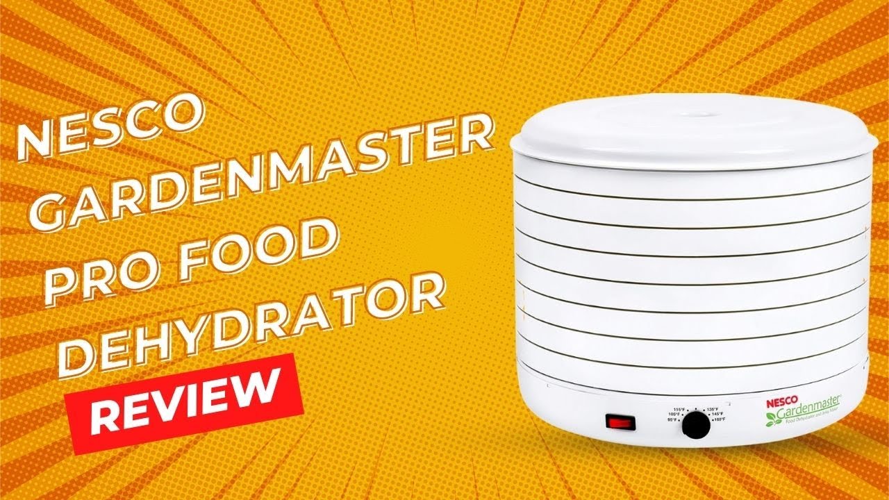 Nesco Gardenmaster 8-Tray White Expandable Food Dehydrator with