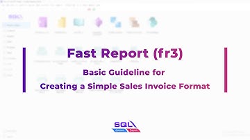 Fast Report (fr3) - Basic Guideline for Creating a Simple Sales Invoice Format