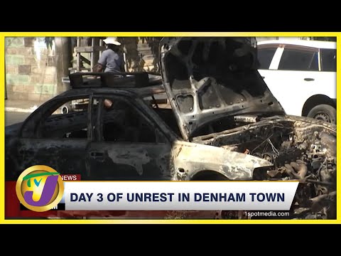 Unrest in Denham Town Kingston, Jamaica - Day 3 #TVJNews