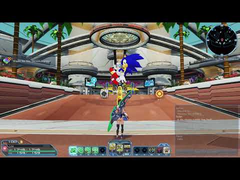 Video: Tie, Kuriems Pavyksta Patekti į „Phantasy Star Online 2“beta Versiją, Fojė Gali žiūrėti „Sonic“filmo Priekabą