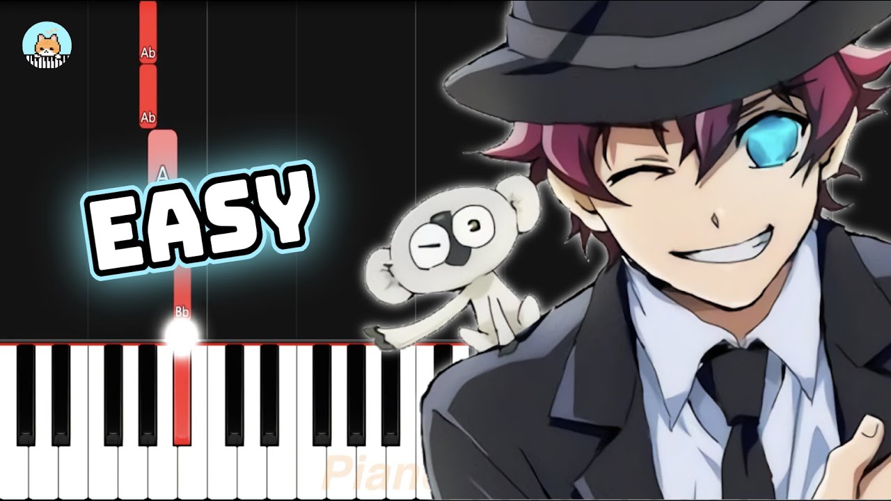Blood Blockade Battlefront ED - "Sugar Song to Bitter Step" - EASY Piano Tutorial & Sheet Music