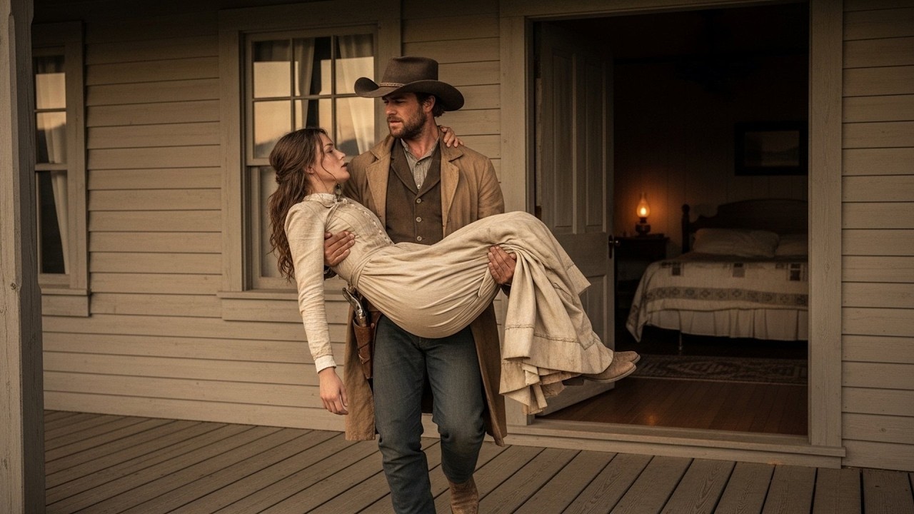 Mail Order Bride Collapsed From Exhaustion At His Door, The Cowboy Carried Her Inside Forever