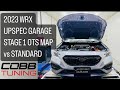 2023 WRX UPSPEC STAGE 1 OTS MAP vs STOCK, no bolt ons.