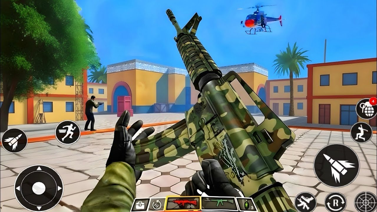 Антитеррористическая стрелялка с зомби 🧟-GaMiNg AK