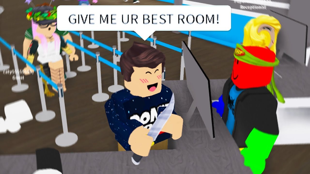 Ruining A Hotel In Roblox With Admin Commands Youtube - breaking into hotel rooms with admin commands in roblox youtube