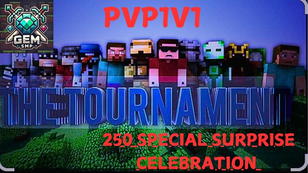 I HOSTED THE TOURNAMENT IN GEM SMP IN MINECRAFT SMP.#minecraft # ...