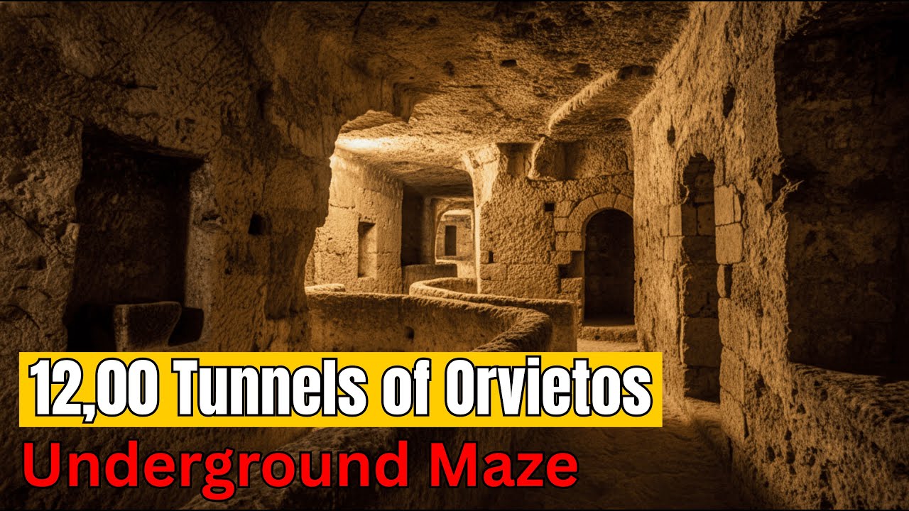 Inside Orvieto's Underground Maze 1,200 Tunnels Carved Into Volcanic Rock