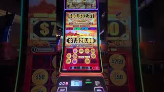 Insane jackpot!! $50 bet turns into $10,190 203x win!! #jackpot #handpay #hugewin