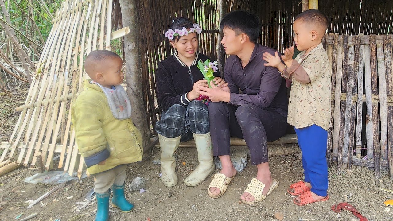 The mother recalled her children and the mysterious new house.