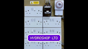 Hydroponics Heavy 14way Contactor Timer Board Grow Light Socket UK BRAND NEW FROM HYDROSHOP