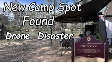 New Camp Spot, Fresh Damper… and a Full-Blown Drone Disaster! 💥🚁