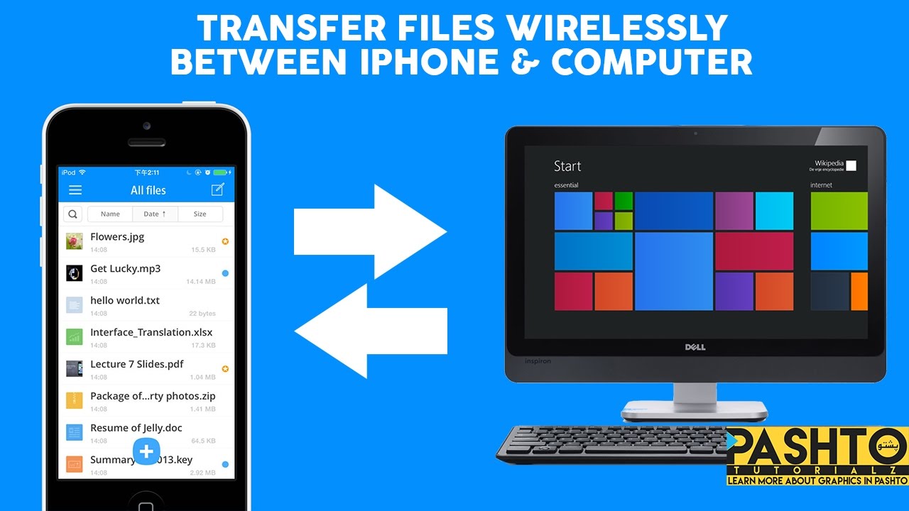 transfer files from iphone to pc