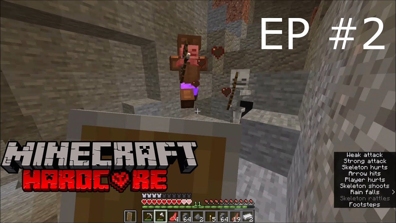Hardcore Ep 2 i almost die in a cave - YouTube