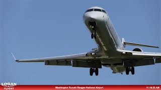 American Airlines Landing at Washington DC Reagan International Airport (DCA)