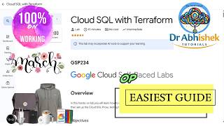 Cloud SQL with Terraform | March 2026 | #GSP234 #qwiklabsarcade2026