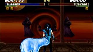 Mortal Kombat Trilogy - Nintendo 64 - Sub-Zero - Animality